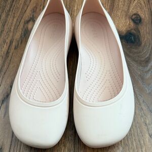 Crocs light pink ballet Flats
